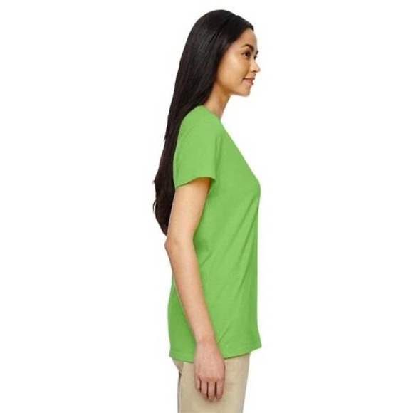 Xersion Ladies PosiCharge RacerMesh V-Neck Tee - Picture 2 of 4